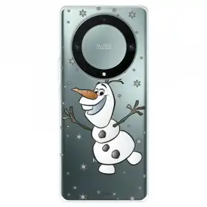 Funda Para Honor Magic5 Lite Oficial De Disney Olaf Transparente - Frozen