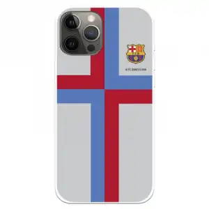 Funda para iPhone 12 Pro Max del FC Barcelona Cruz Blaugrana Licencia Oficial