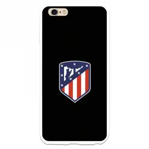 Funda Para Iphone 6s Plus Del Atleti Escudo Fondo Negro - Licencia Oficial Atlético De Madrid