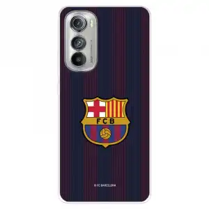 Funda Para Motorola Edge 30 Del Fc Barcelona Rayas Blaugrana - Licencia Oficial Fc Barcelona