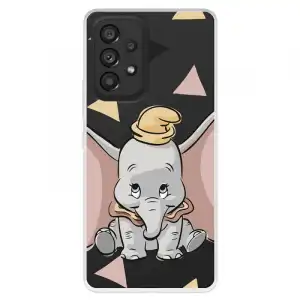 Funda Para Samsung Galaxy A53 5g Oficial De Disney Dumbo Silueta Transparente - Dumbo