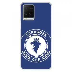 Funda Para Vivo Y21s Del Zaragoza Cf Femenino Escudo Grande Fondo Azul - Licencia Oficial Zaragoza Cf Femenino