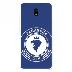 Funda Para Xiaomi Redmi 8a Del Zaragoza Cf Femenino Escudo Grande Fondo Azul - Licencia Oficial Zaragoza Cf Femenino