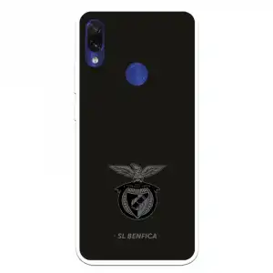 Funda Para Xiaomi Redmi Note 7 Del Escudo Fondo Negro - Licencia Oficial Benfica