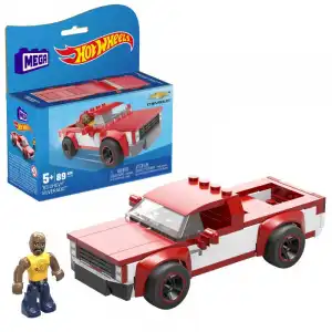 Mega Hot Wheels Chevy Silverado '83 Real Racecar Juego de Construcción
