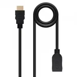 Nanocable Cable HDMI Prolongador V1.3B Macho-Hembra 1m