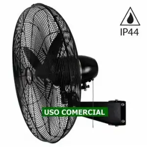 Ventilador De Pared Casafan 307510 Wm3 Wall Eco Negro Mate