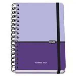 Agenda escolar 2023/2024 Dohe Duo A5 semana vista morado