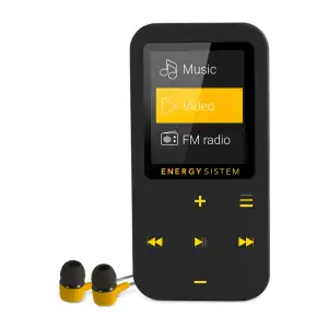 Energy Sistem - Reproductor MP4 Touch Bluetooth Ámbar De 16 GB Con Radio FM