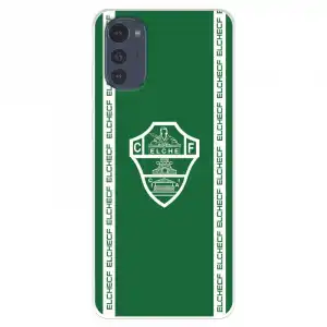 Funda Para Motorola Moto E32 Del Elche Cf Escudo Fondo Verde - Licencia Oficial Elche Cf