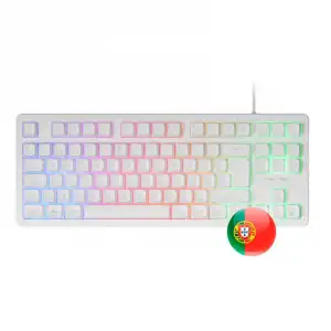 Mars Gaming MK023 TKL H-Mech Teclado Gaming FRGB Blanco (PT)