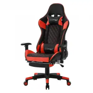 ML-Design Silla Gaming Negra-Roja