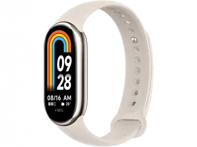 Pulsera de actividad - Xiaomi Smart Band 8, 1.62" AMOLED, Batería hasta 16 días, Monitoreo salud, 150 modos entrenamiento, Gold,