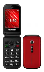 Teléfono móvil Telefunken S430 Rojo