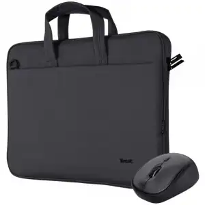 Trust Bologna Pack Ratón Wireless + Maletín hasta 16" Negro