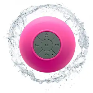 Unotec Altavoz Bluetooth para Ducha Rosa