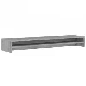 VidaXL Soporte de Madera Contrachapada para Monitor Gris