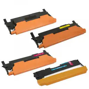 ZipZap Tóners Compatibles Samsung CLTK4072S/C4072S/M4072S/Y4072SDE Negro Pack 4