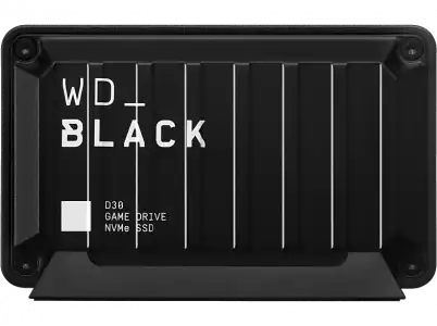 Disco duro SSD externo 500 GB - WD_BLACK D30 Game Drive, SSD, Para PC o Consolas, USB 3.2, 900MB/s, Negro