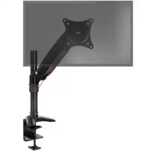 Duronic Dm551x1 Soporte Para Monitor De 15" A 27" Pulgadas 8kg Máx - Altura Ajustable, Giratorio, Inclinable, Brazo Extensible|soporte Para Tv Led,