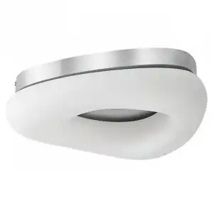Fabrilamp París Plafón Regulable Pequeño 18W Blanco/Plata