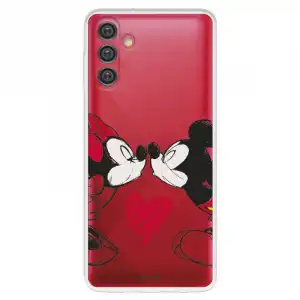 Funda Para Samsung Galaxy A13 5g Oficial De Disney Mickey Y Minnie Beso - Clásicos Disney