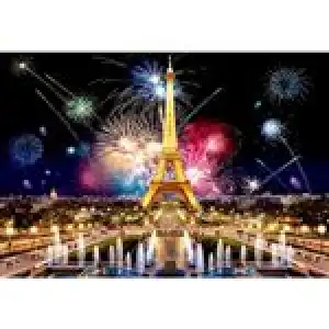 Puzzle de madera Wood City Paris by night XL 600 piezas