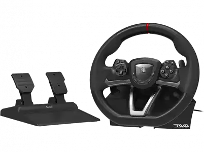 Volante - Hori Racing Wheel Apex, Para PS5, PS4 y PC, 270°, Negro + Pedales