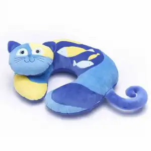 Almohadilla Travel Blue Gato Kitty