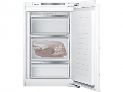 Congelador vertical - Siemens GI21VAFE0, 96 l, 87.4 cm, Cajón BigBox, Súper-congelación, Blanco