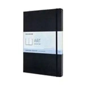 Cuaderno de acuarelas Moleskine A4 negro