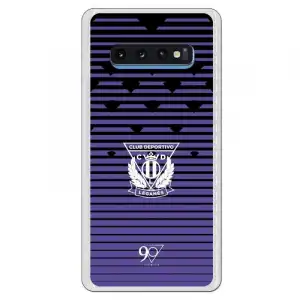 Funda Oficial Leganés Morada Escudo Blanco Ss18 Para Samsung Galaxy S10 Plus