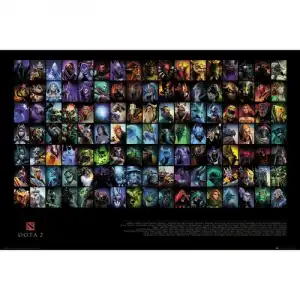 GB Eye Maxi Póster Dota 2 Personajes 91.5x61cm