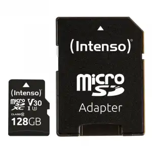 Intenso Professional microSDXC 128GB UHS-I U3 V30 Clase 10 + Adaptador SD