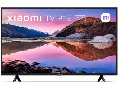 TV LED 43" - Xiaomi P1E, UHD 4K, Smart TV, HDR10, Google Assistant, Dolby Audio™, DTS-HD®, Negro