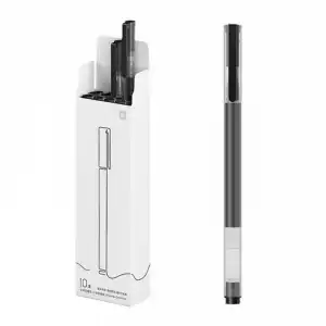 Xiaomi Bolígrafos Tinta de Gel Negra 0.5mm 10 Unidades