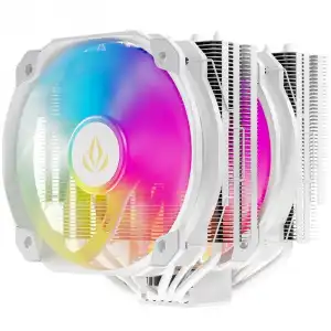 Forgeon Windlord RGB White 6Pipes Ventilador CPU Dual Heatsink 2x140mm Blanco