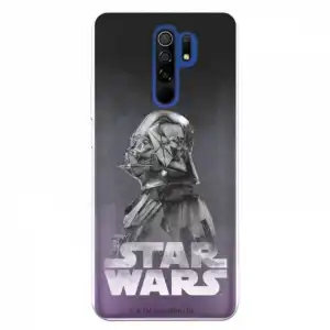 Funda Oficial de Star Wars Darth Vader Fondo Negro para Xiaomi Redmi 9