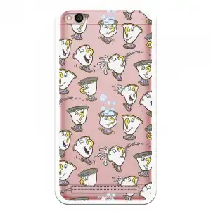 Funda Oficial Disney Chip Potts Siluetas Transparente Para Xiaomi Redmi 5a