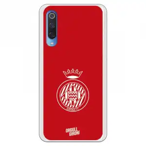 Funda Oficial Girona Fc Escudo Equi Roja Para Xiaomi Mi 9