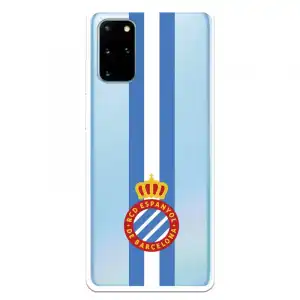 Funda para Samsung Galaxy S20 Plus del RCD Espanyol Escudo Albiceleste Escudo Albiceleste Licencia Oficial