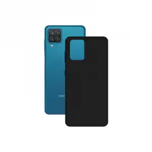 Mobile Tech Funda Silk Contact Negra para Samsung Galaxy A12