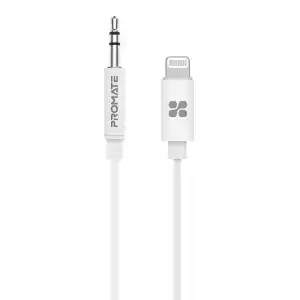 Promate Audiolink-lt1 Cable Lightning a Audio Jack 3mm Blanco
