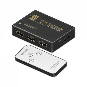 Unotec Switch con Mando a Distancia 3x HDMI 2K/4K