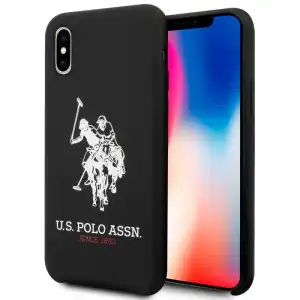 Cool Funda Licencia Polo Ralph Lauren Negro para iPhone X/iPhone XS