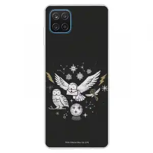 Funda Oficial de Harry Potter Lechuzas Silueta para Samsung Galaxy A12