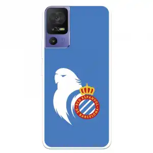 Funda Para Tcl 40 Se Del Rcd Espanyol Escudo Perico - Licencia Oficial Rcd Espanyol