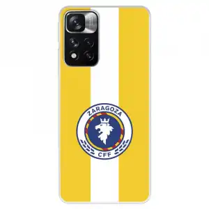 Funda Para Xiaomi Redmi Note 11 Del Zaragoza Cf Femenino Escudo Fondo Amarillo - Licencia Oficial Zaragoza Cf Femenino