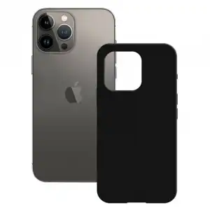 Ksix Funda Semirrígida Antideslizante para iPhone 14 Plus Negra Bulk