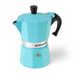 Orbegozo KFV 345 Cafetera Italiana 3 Tazas Menta